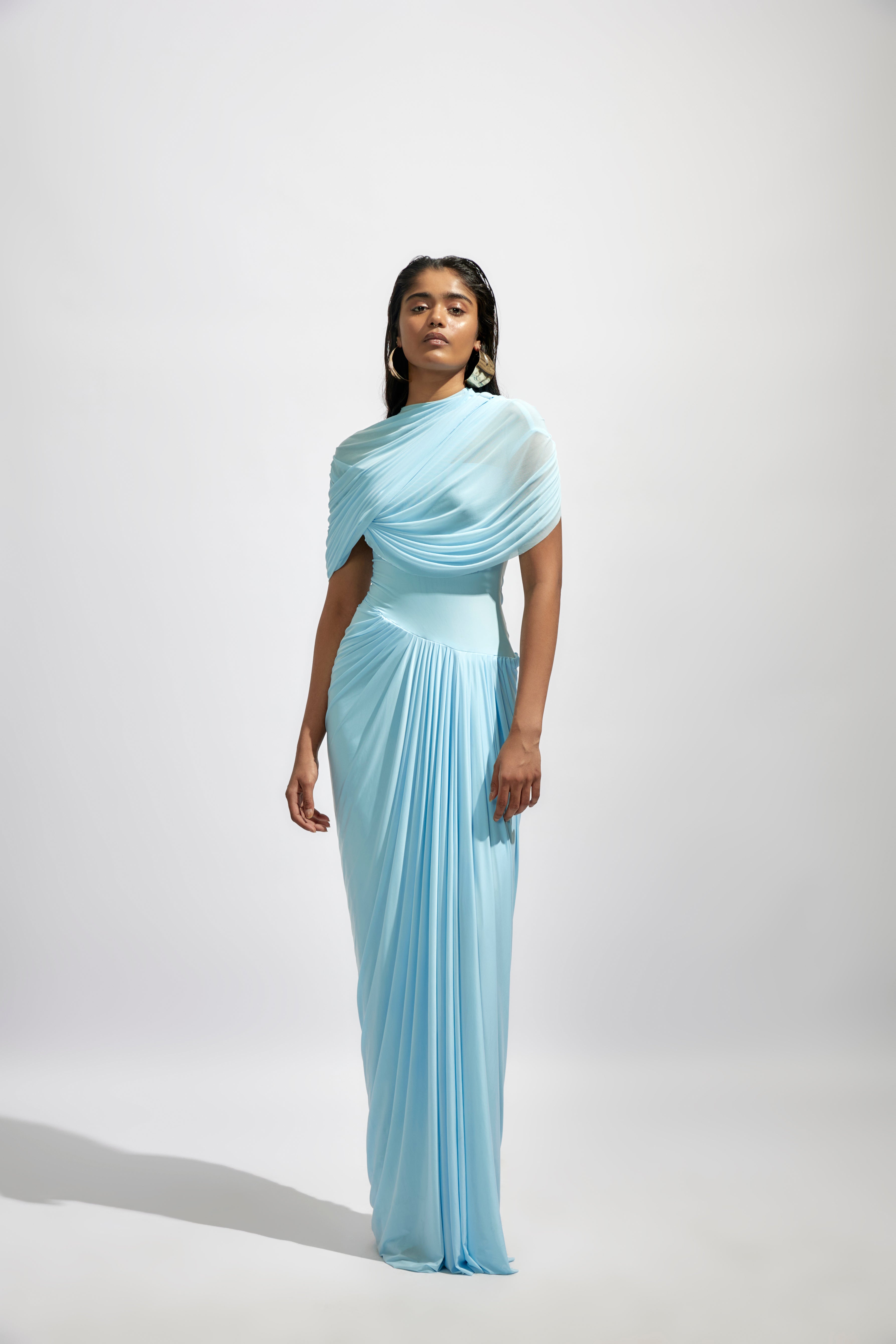 Michel - Blue Maxi Dress