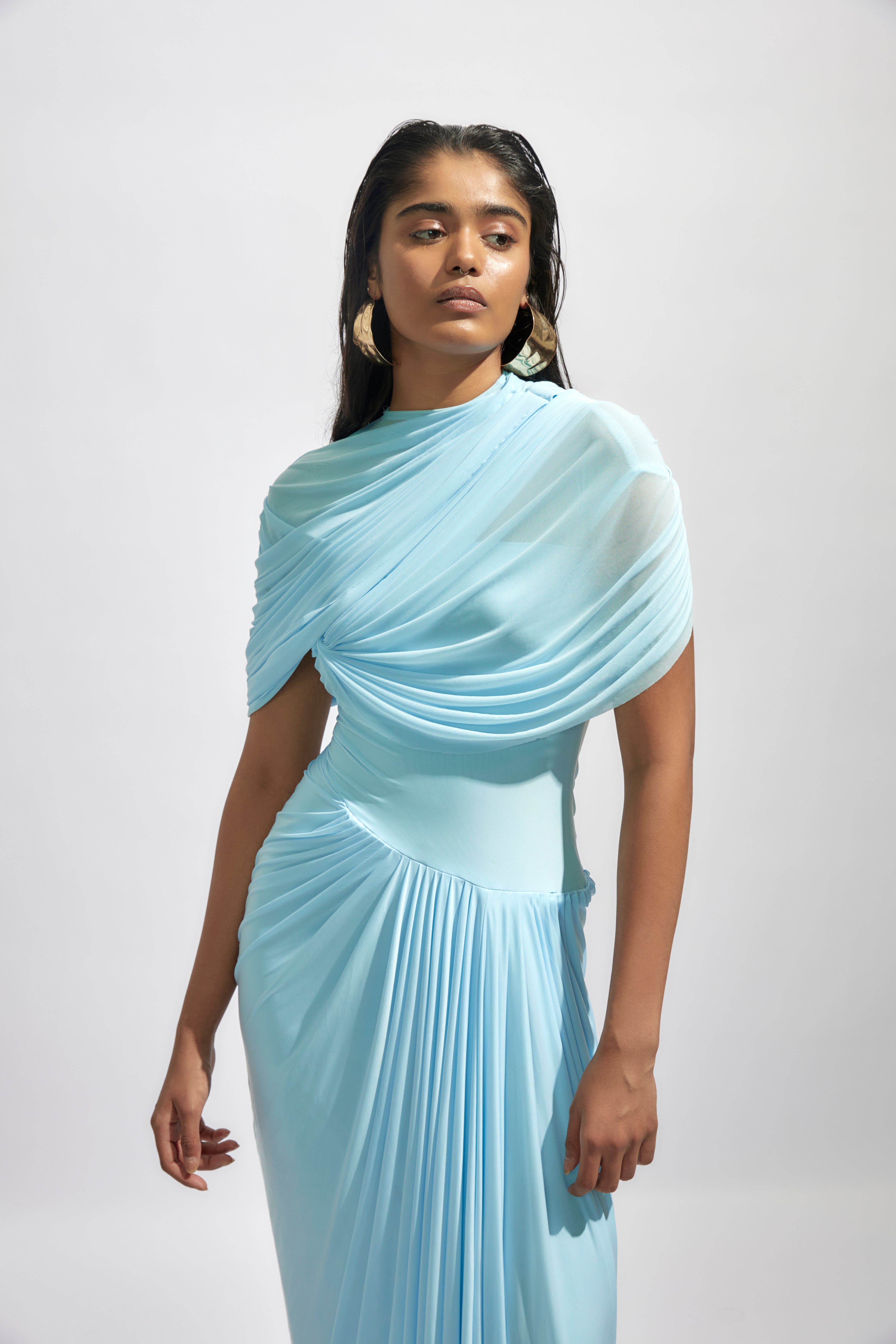 Michel - Blue Maxi Dress