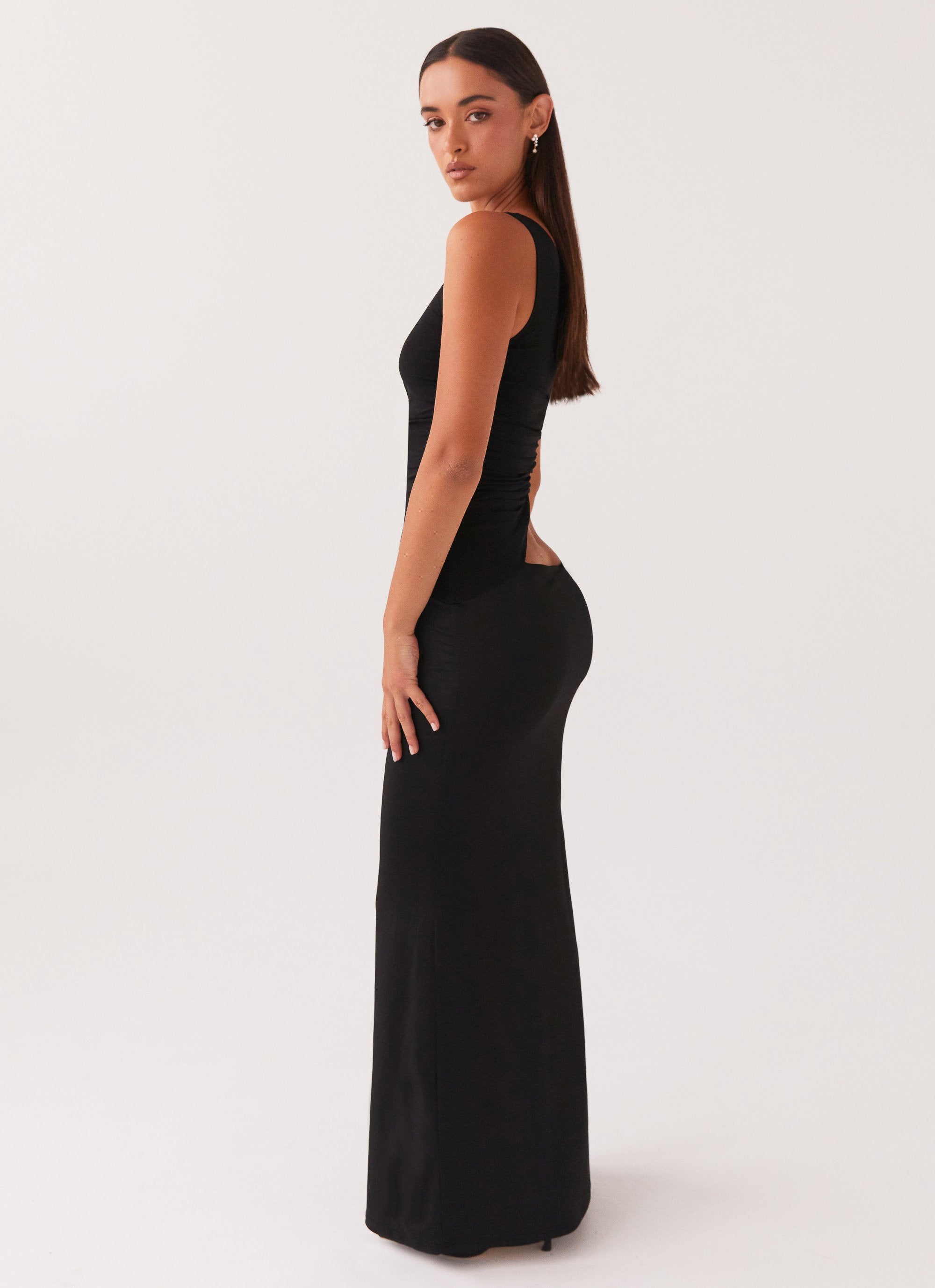 Seranella One Shoulder Maxi Dress