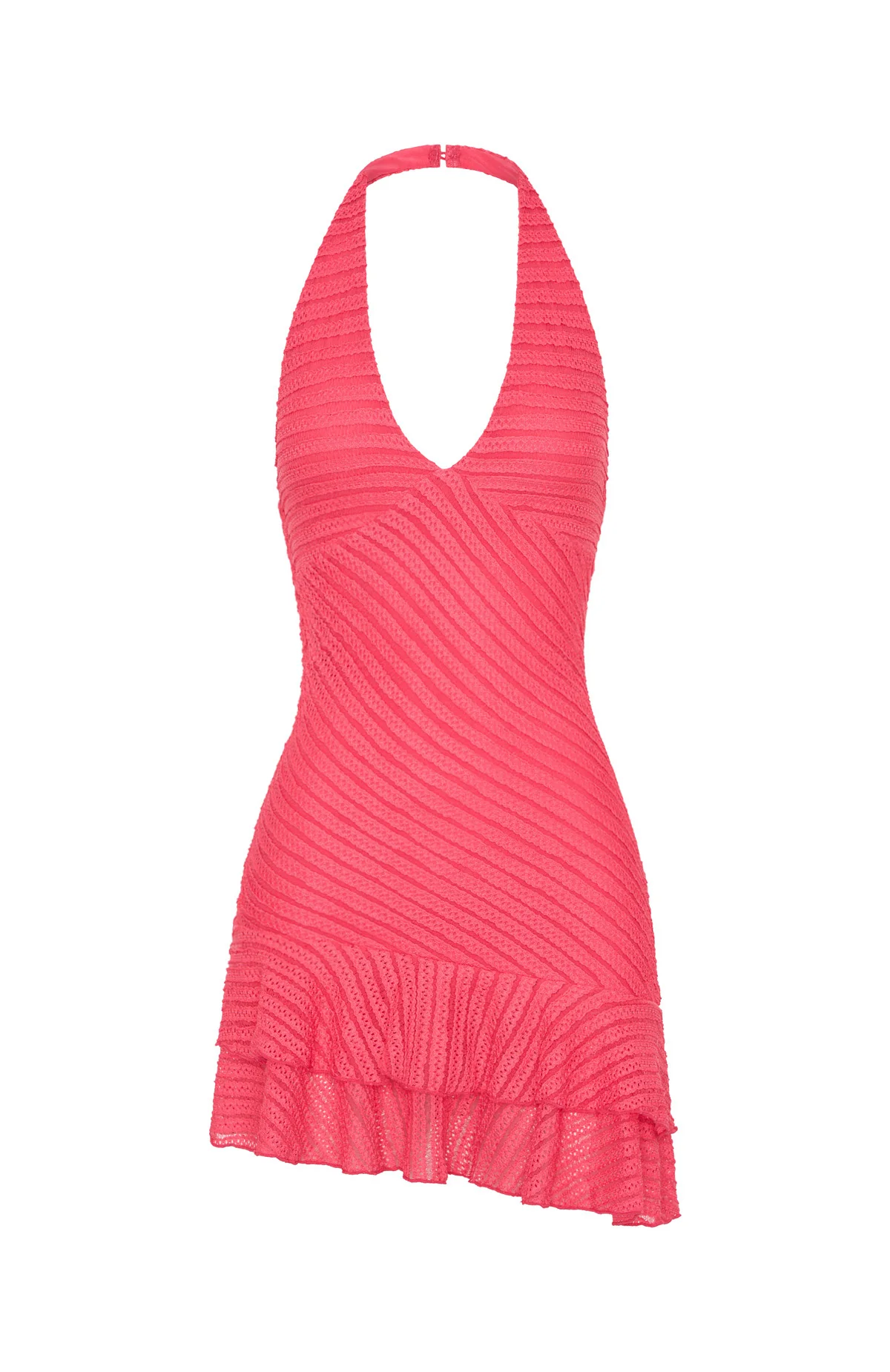 Every Eyes On You Halter Mini Dress