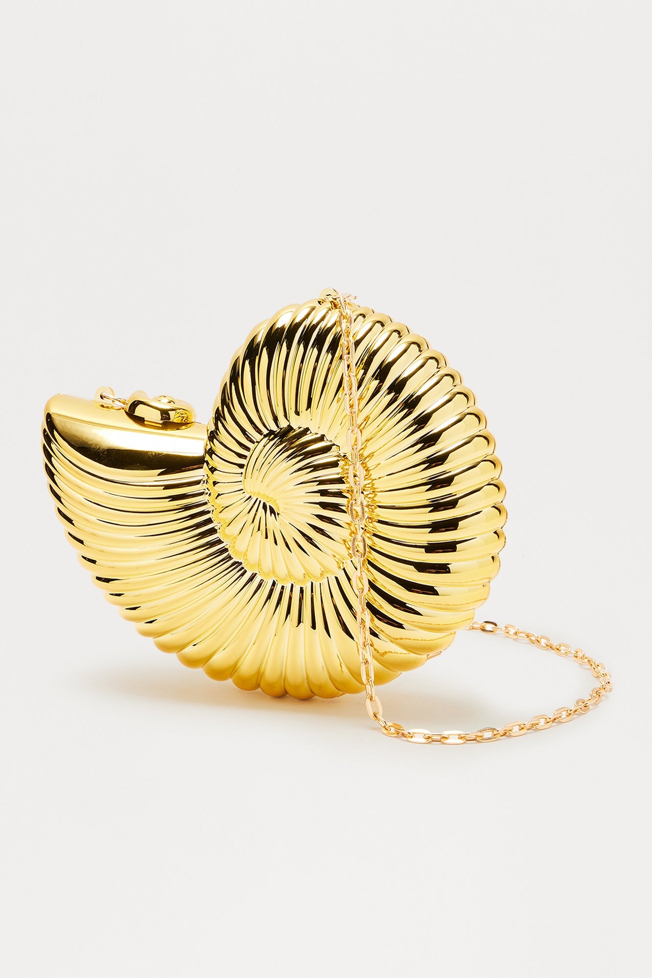 Shellabrate Clutch Handbag - Gold