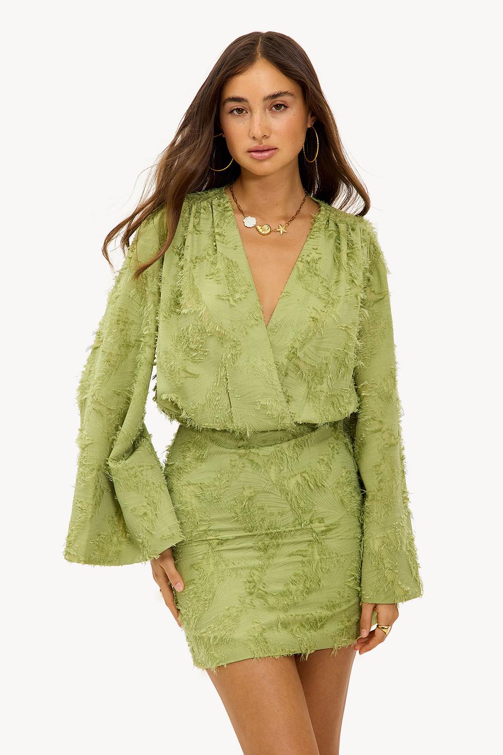 Soft Bloom Mini Dress
