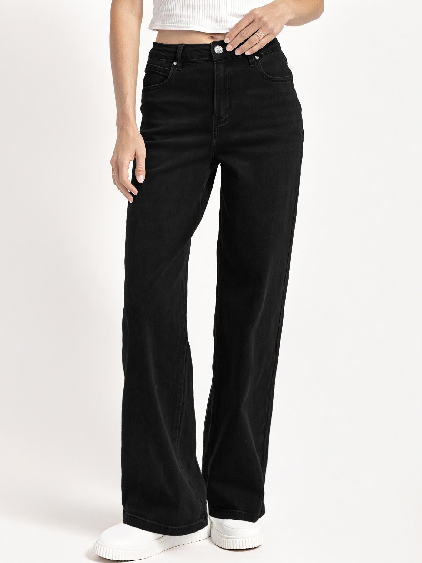 Petite Mid Rise Stretch Denim Jeans