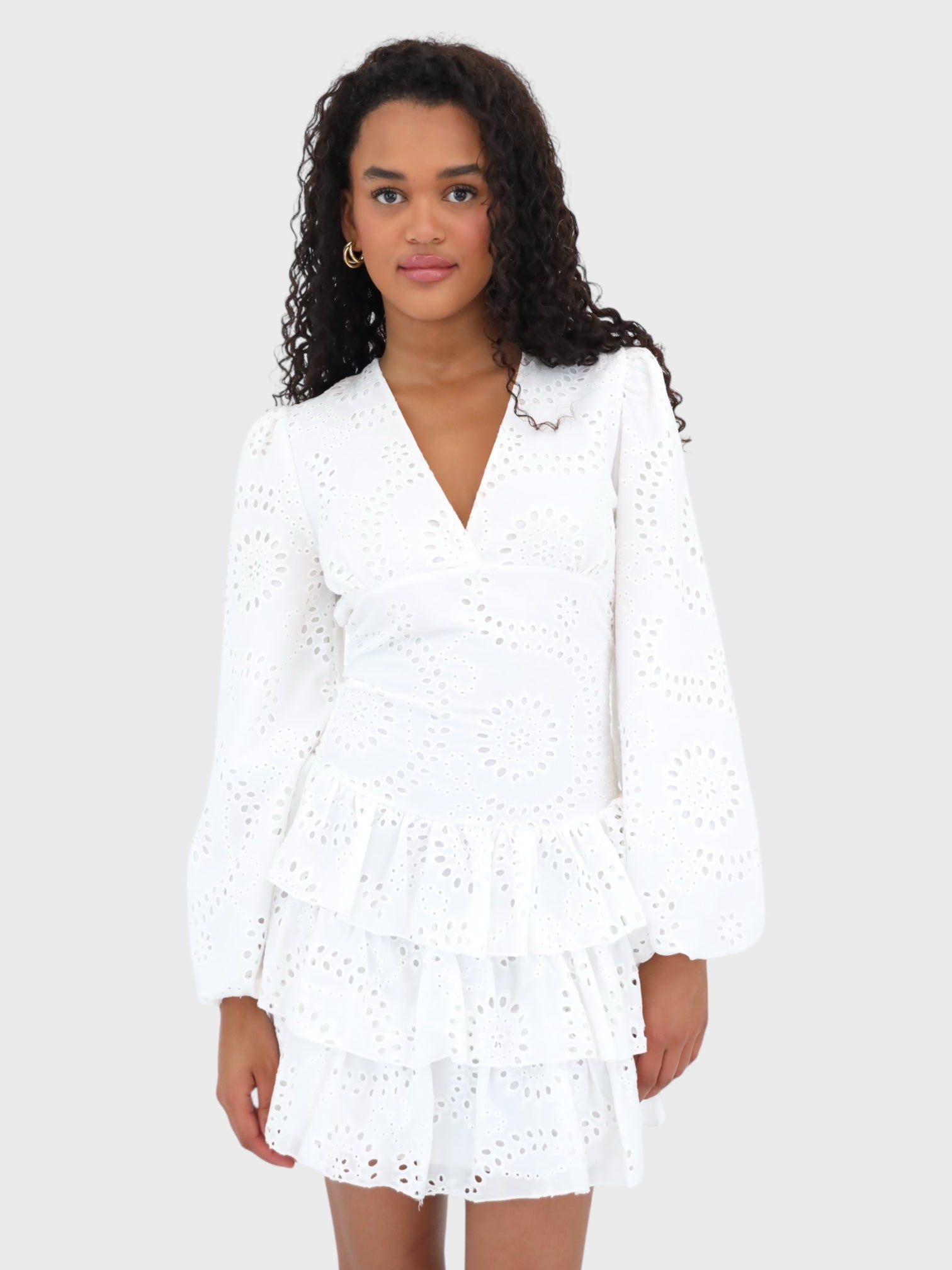 Lacey Mini Dress – Pure Elegance