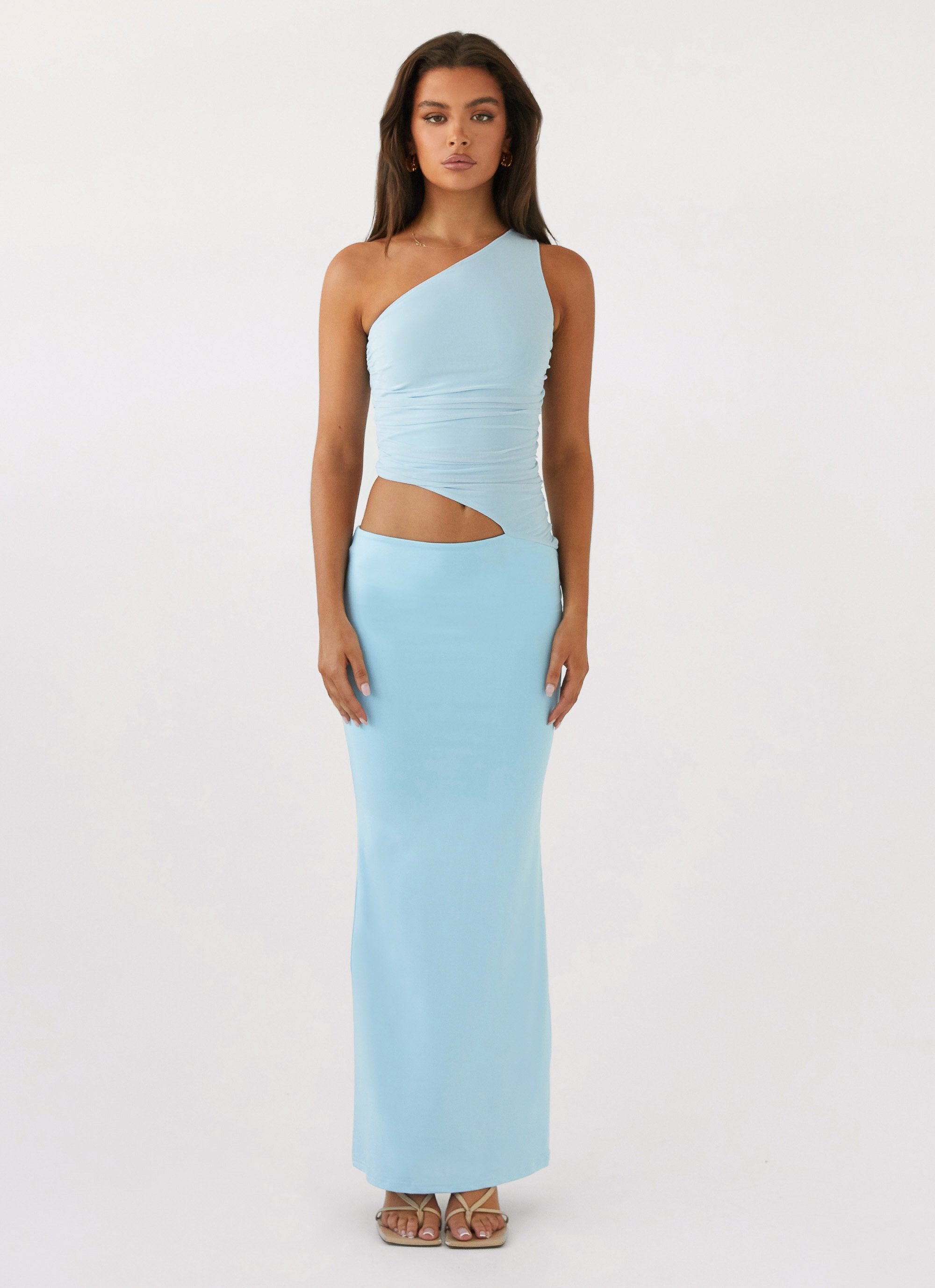 Seranella One Shoulder Maxi Dress