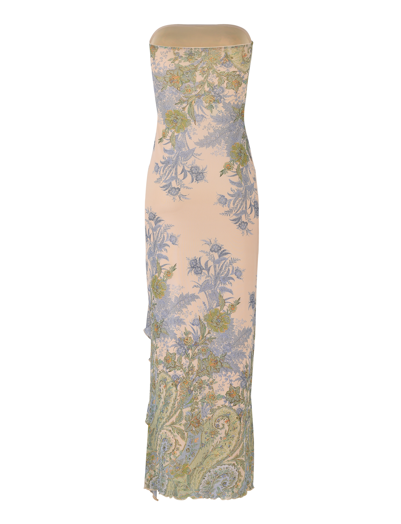 Theo Ruffle Maxi Dress – Multi Paisley