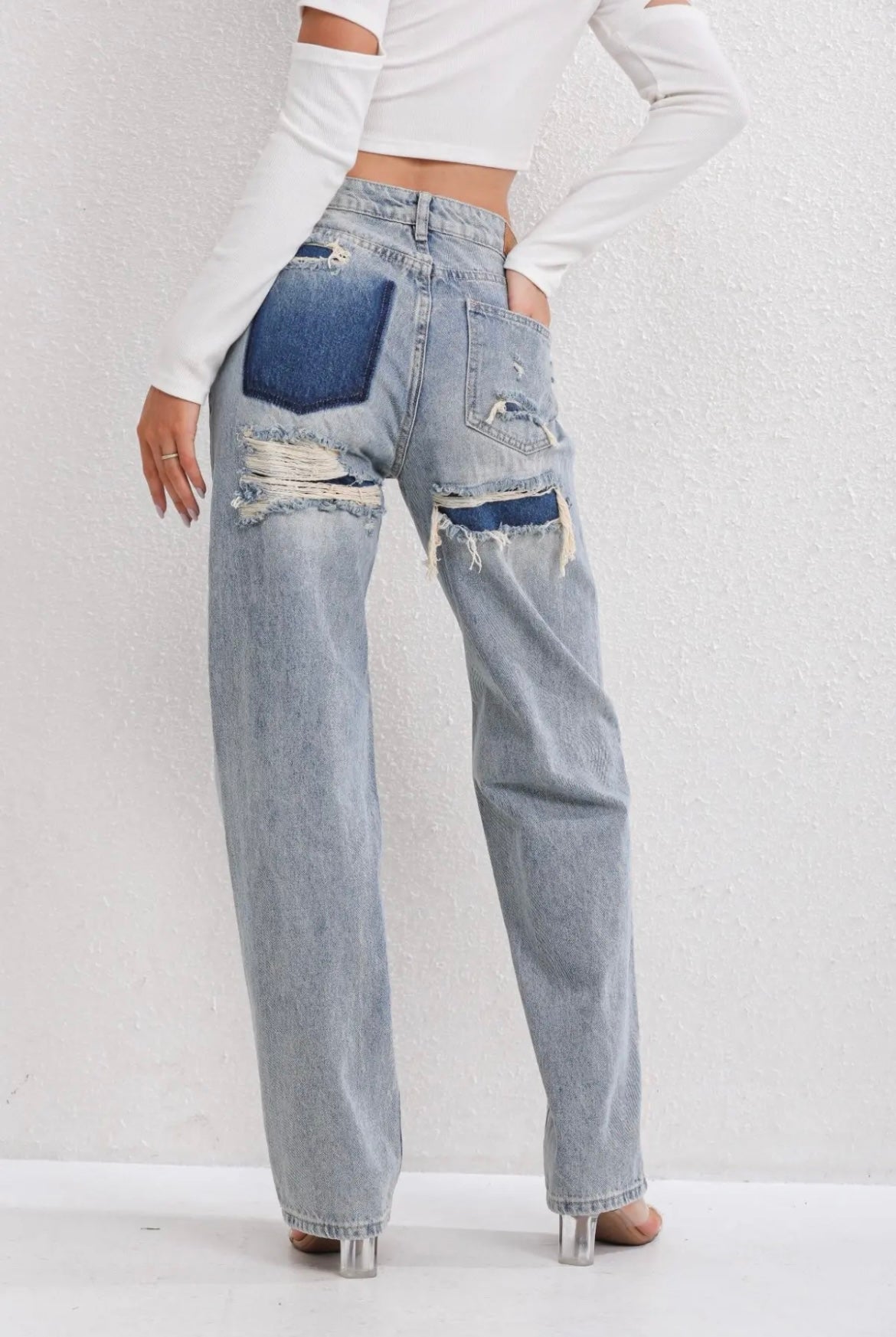 Olivia | Women’s Vintage Ripped Jeans